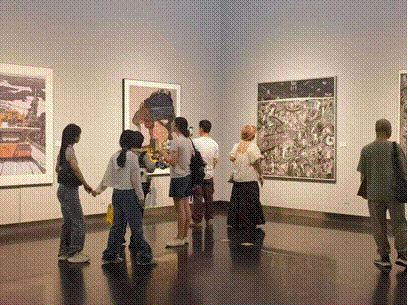 第十四届全国美术作品(版画展区)展览现场图3,b88b74e88057efd21168d5ace79097cc